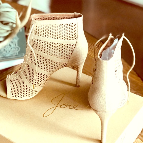 Joie Shoes - Joie leather lace up booties